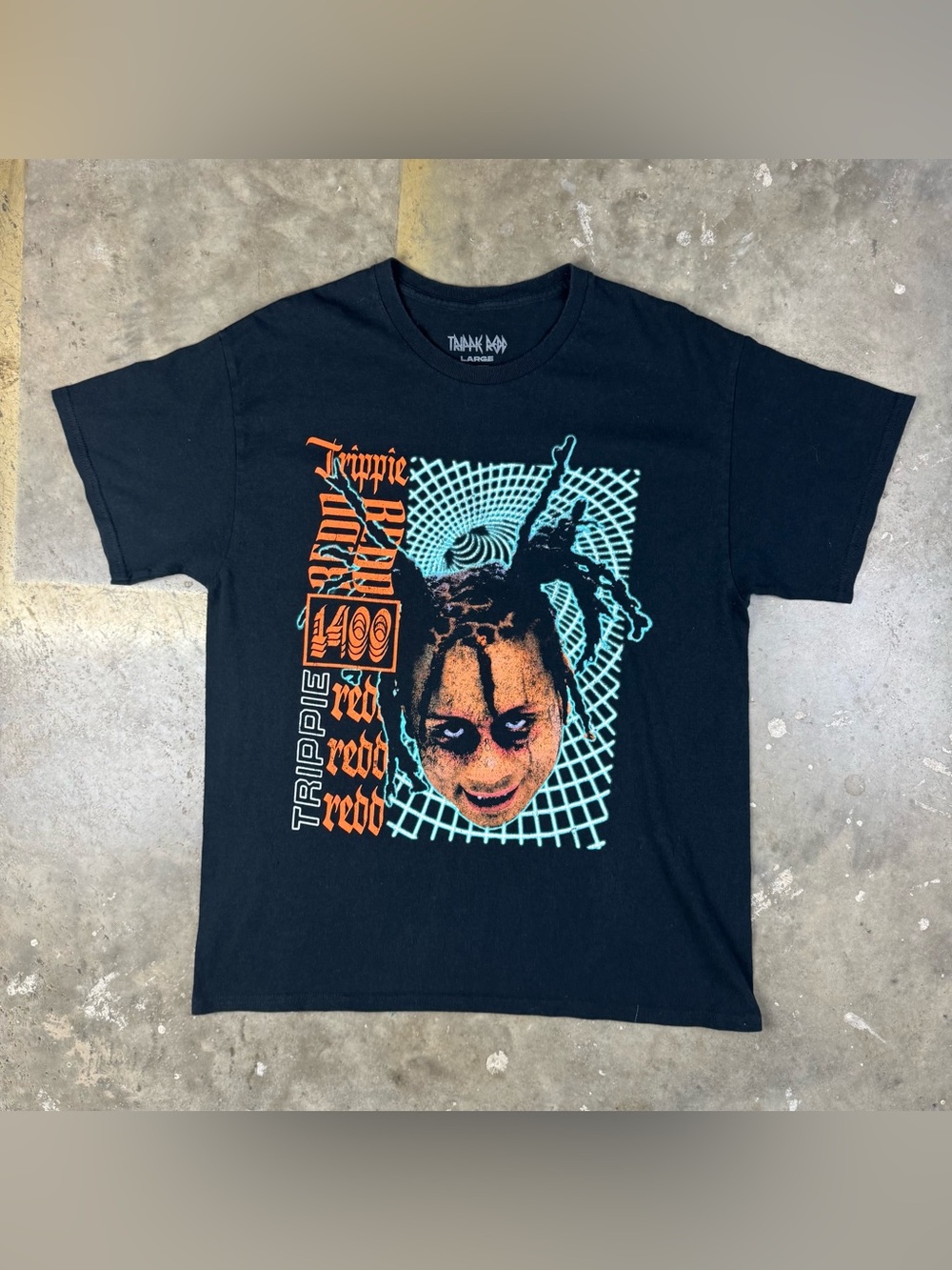 Trippie Redd T-Shirt Size Large Hip Hop Rap Music Concert Tour Merch Alternative